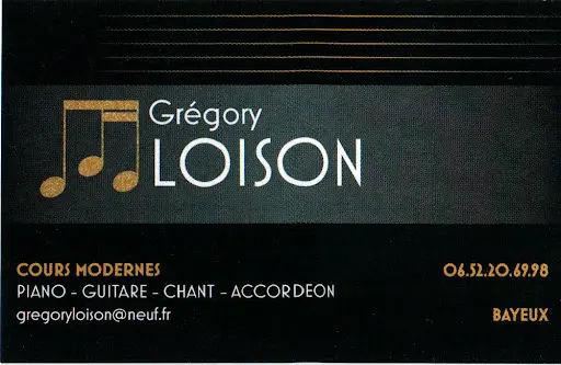 Loison Gregory Cours de Piano, Guitare, Chant, Accordéon