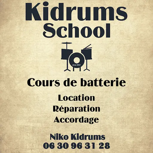 Kidrums School Cours de Batterie Enfants et Adultes Par Niko Kidrums
