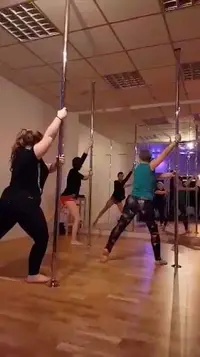Aerial Pole Fitness