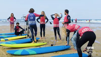 Surfing Courant d'Huchet - Ecole de Surf