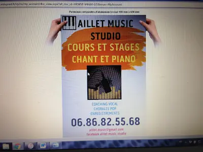 "aillet Music Studio" Piano,chant Varietes