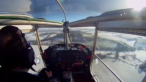 Survol du Perche, en Avion Ulm, Aérodrome de Bellême
