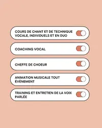Sing Me To The Moon - Cours de Chant et Technique Vocale